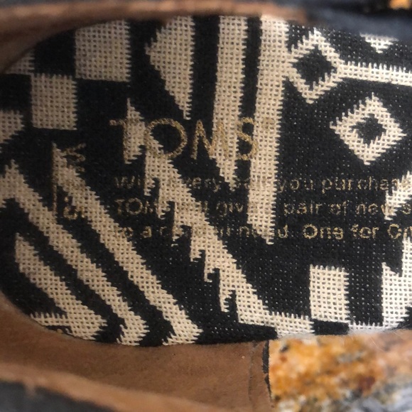 TOMS Espadrille wedge peep toe sandals – size 7.5 - Picture 7 of 8